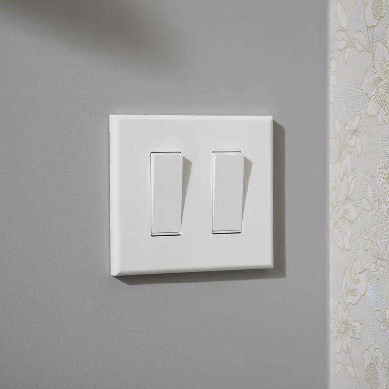 Electrician inspecting a residential electrical system