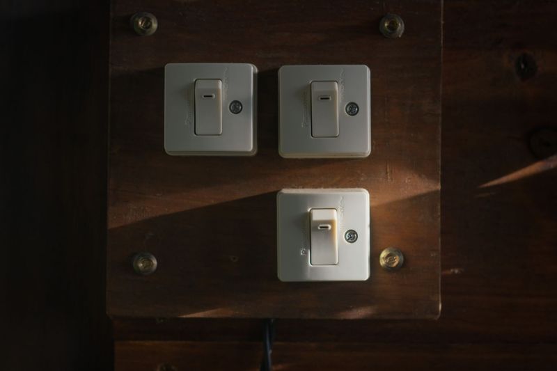 Electrician installing wiring in a Lovelady home